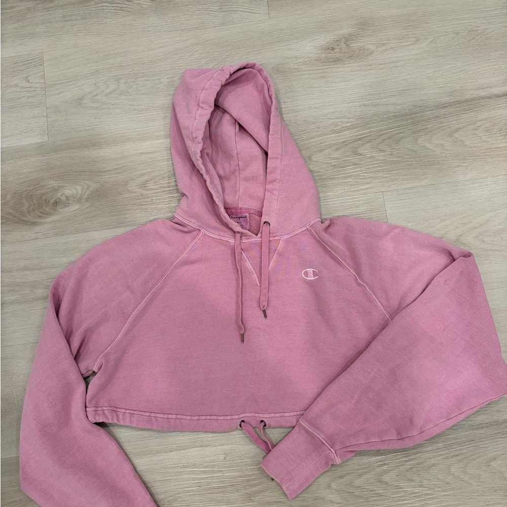 Champion Women's Light Pink Hoodie